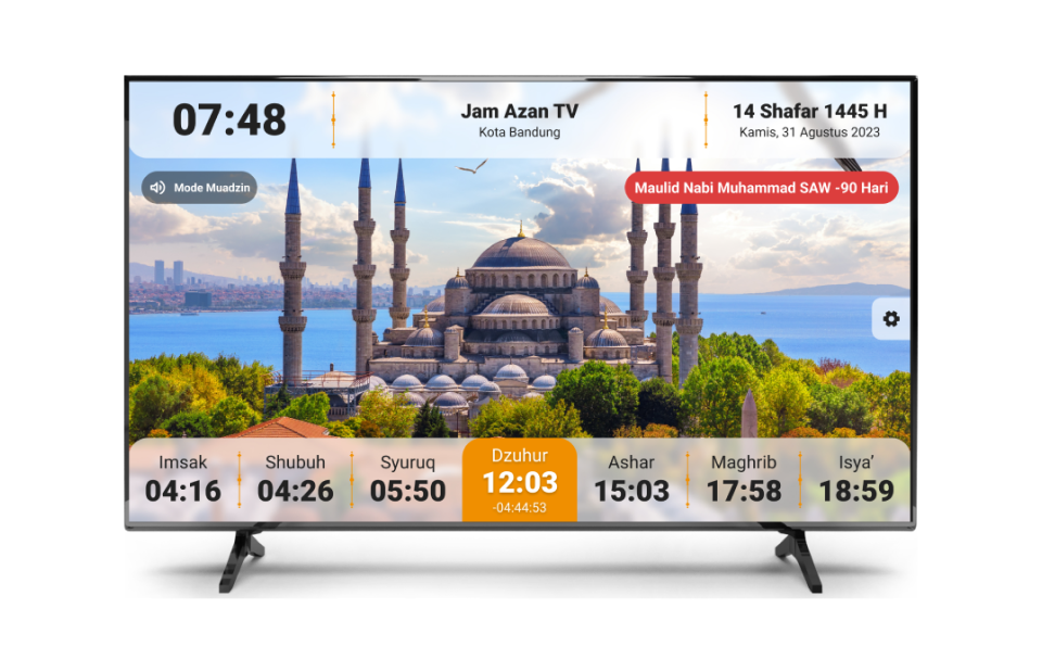 Jam Azan TV 32